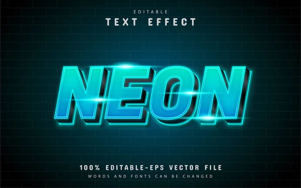 Mavi neon metin efekti