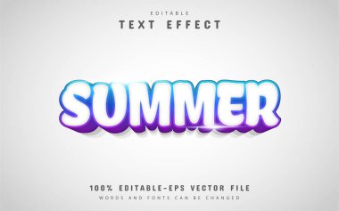 Yaz metni - 3d gradyan metin efekti düzenlenebilir