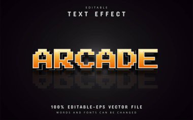 Arcade piksel metin efektleri
