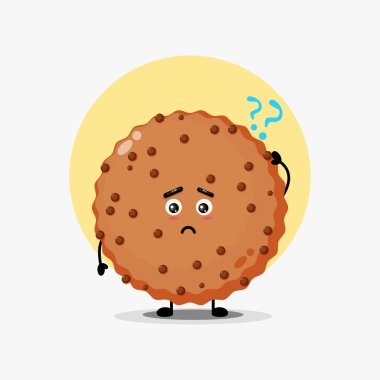 Çikolatalı kurabiye karakterinin kafası karışmış.