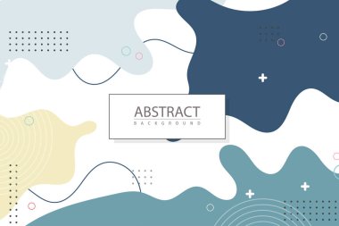 Soyut memphis tasarım arka planı