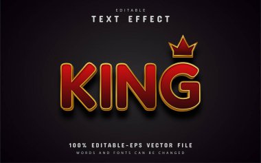 King metin efekti düzenlenebilir