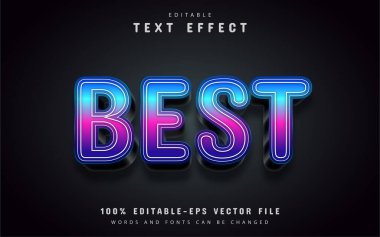 En iyi metin, 3d gradyan biçim metin efektleri
