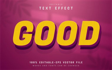 İyi metin, sarı metin efekti düzenlenebilir