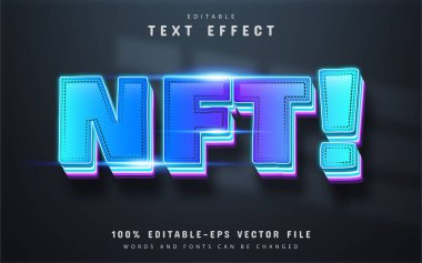 Modern nft metin efekti