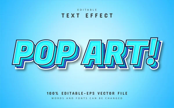 Pop sanatının metin efekti düzenlenebilir