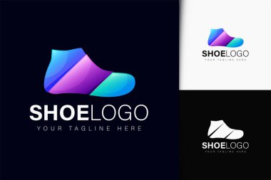 Eğilimli ayakkabı logosu tasarımı