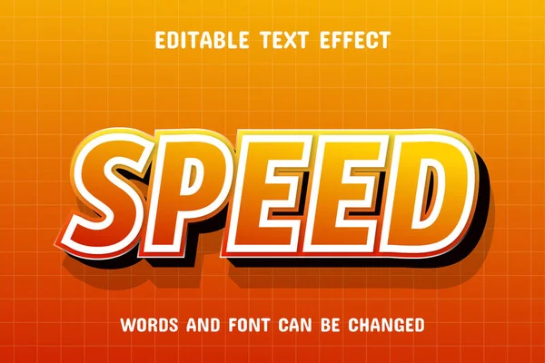 Gradiente Velocidad Efecto Texto — Vector de stock