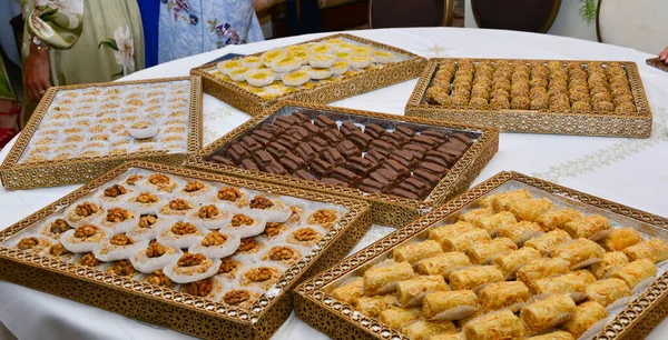 Berbagai Tradisi Moroccans Permen Liburan Rangkaian — Stok Foto