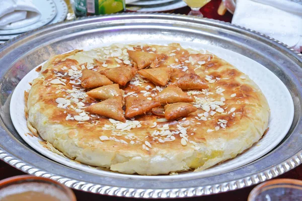 Pastilla Marocaine Cuite Four Traditionnelle Close — Photo