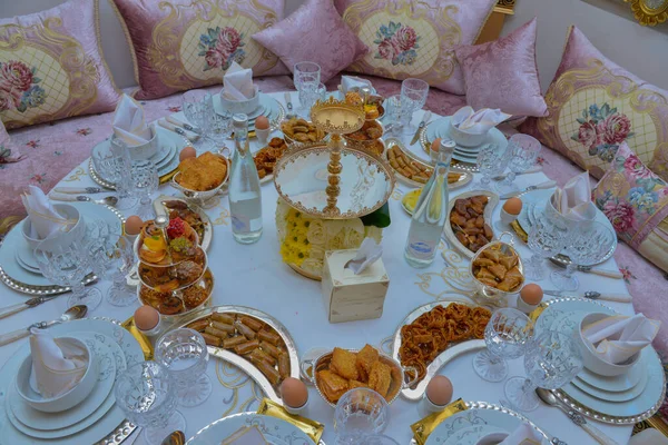 Receitas Marroquinas Iftar Para Ramada — Fotografia de Stock