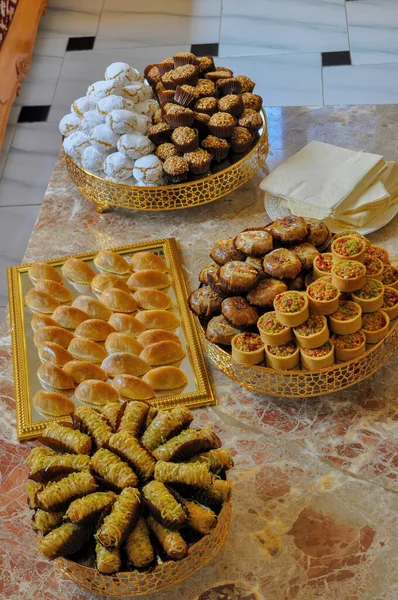 Almond sweets are typical Moroccan foo