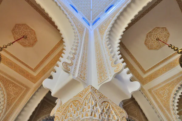 Moroccan Mosque Moroccan Andalusian Decoration Walls — Zdjęcie stockowe
