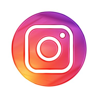 Instagram vektör sosyal medya simgesi. Instagram logo vektör çizimi.