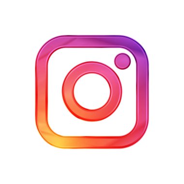 Instagram vektör sosyal medya simgesi. Instagram logo vektör çizimi.