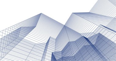  soyut geometrik arkaplan doğrusal yapı 3d oluşturma