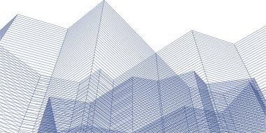  soyut geometrik arkaplan doğrusal yapı 3d oluşturma
