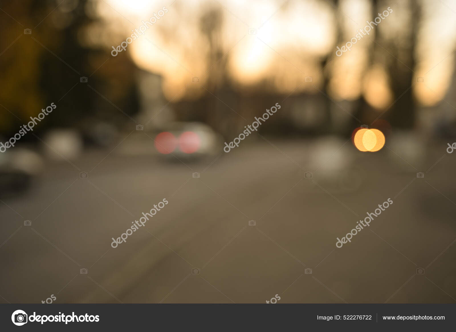 City Street Evening Blur Background Stock Photo by ©SAdesign 522276722