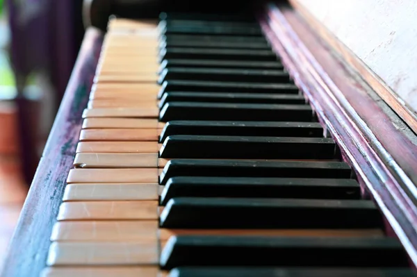 Piano Keyboard Vintage Musical Instrument — Stock Photo, Image