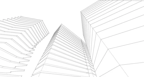 抽象结构3D图解背景 — 图库矢量图片