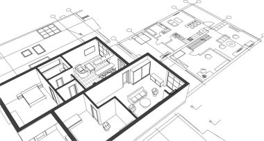 ev mimarisi çizimi 3d oluşturma