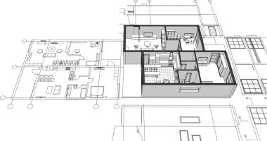 ev mimarisi çizimi 3d oluşturma