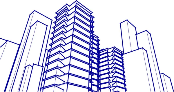 抽象结构3D图解背景 — 图库矢量图片