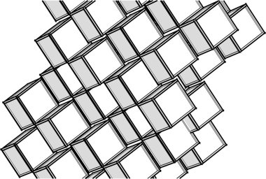 soyut geometri 3d biçimlendirmesi