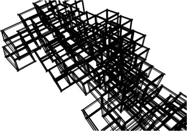 soyut geometri 3d biçimlendirmesi