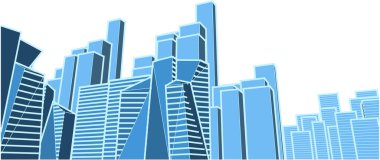 soyut mimari 3d resimleme arkaplanı