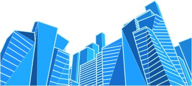 soyut mimari 3d resimleme arkaplanı