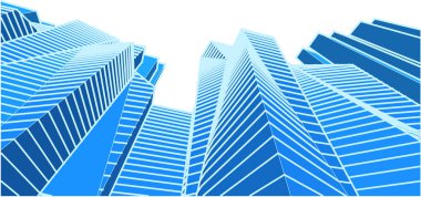 soyut mimari 3d resimleme arkaplanı