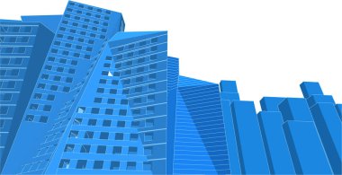 soyut mimari 3d resimleme arkaplanı