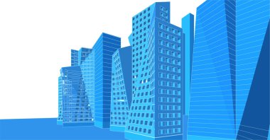 soyut mimari 3d resimleme arkaplanı