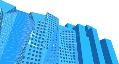 soyut mimari 3d resimleme arkaplanı