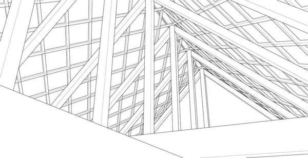 Haus Dach Design Illustration — Stockvektor