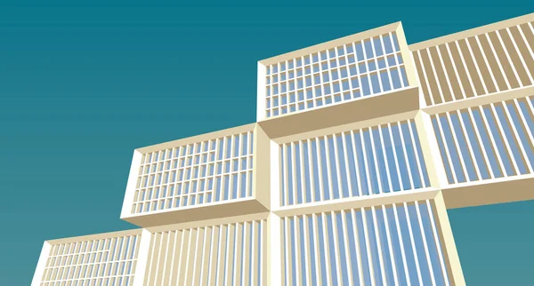 soyut mimari 3d resimleme arkaplanı