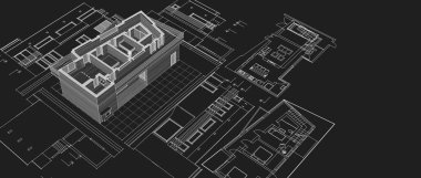 soyut mimari duvar kağıdı, dijital arkaplan