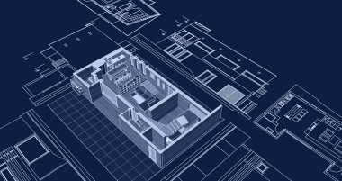 soyut mimari duvar kağıdı, dijital arkaplan