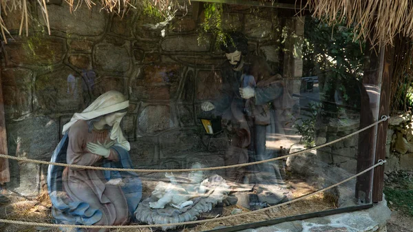 Дім Діви Марії Біля Ефеса Туристи Чекають Перед Дім Діви — стокове фото