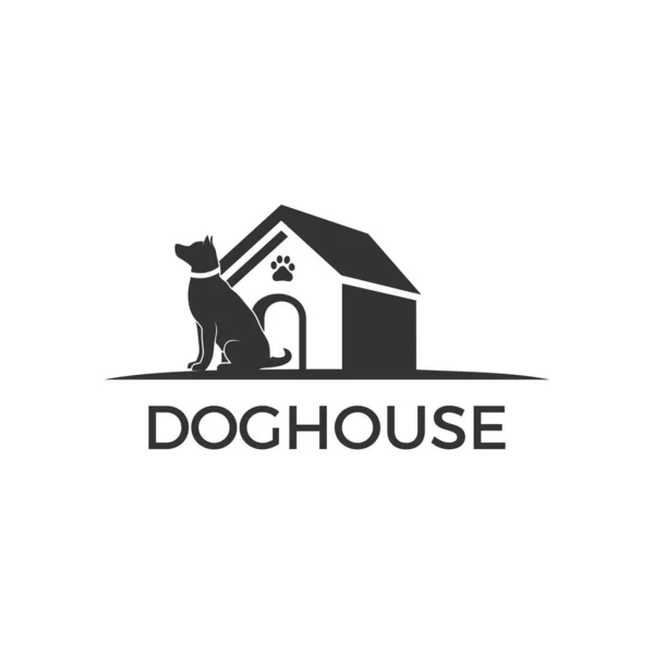 Pet Care Pet House Dog House Logo Vector Icon — Vettoriale Stock