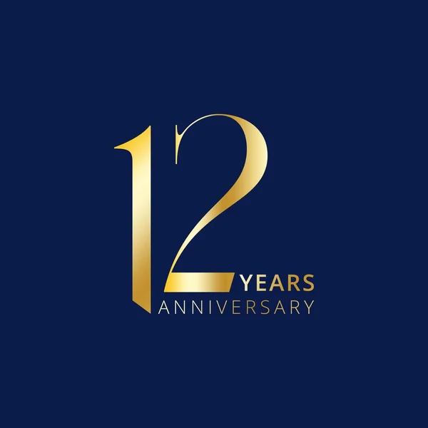 Year Anniversary Logo Birthday Vector Template Design Element Invitation Wedding — 스톡 벡터