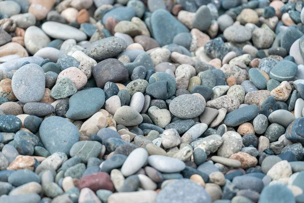 Background Smooth Small Pebbles Natural Background Texture — Stock Photo, Image