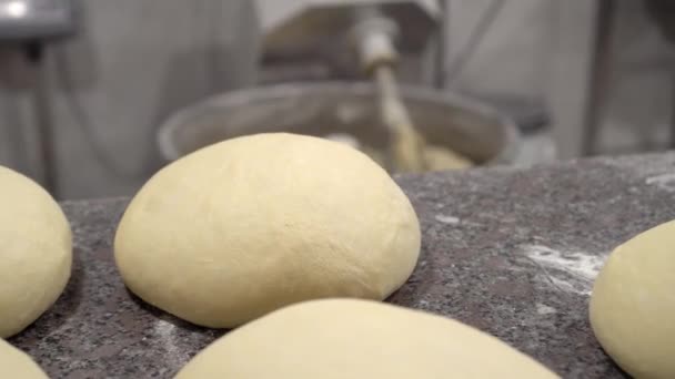 Dělám pečivo. Rustikální styl.Proces výroby chleba. — Stock video