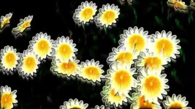 Beyaz Çiçek Botanik 3B Hazırlama