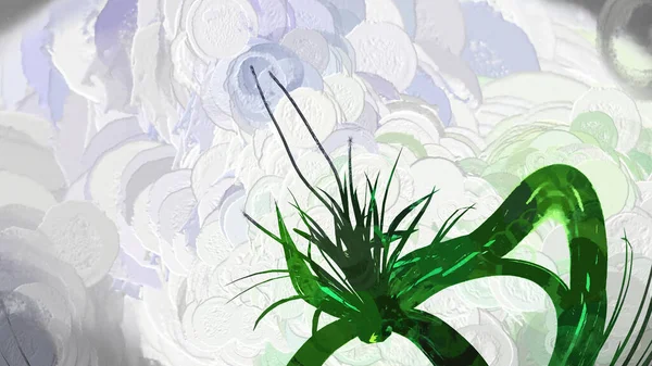 Dandelion Seeds Botanical 3D Rendering