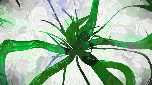 Dandelion Seeds Botanical 3D Rendering