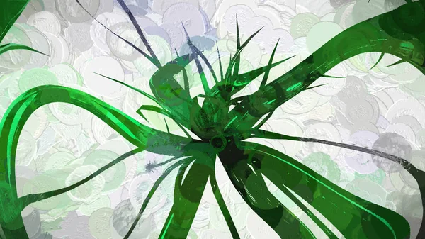 Dandelion Seeds Botanical 3D Rendering