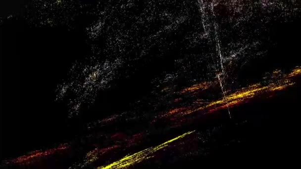 Абстрактный Фон Космической Туманности Цифровой Рендеринг — стоковое видео