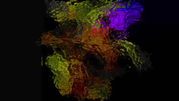 Креативный Абстрактный Цифровой Рендеринг — стоковое фото